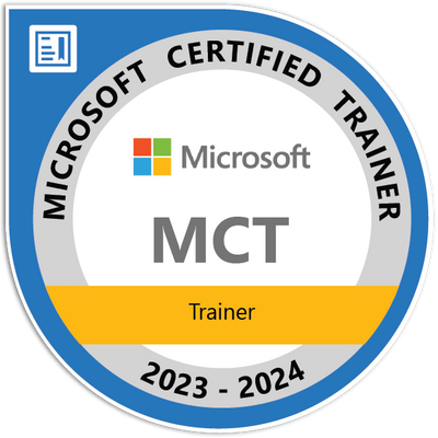 Tomasz Urbański, Microsoft Certified Trainer