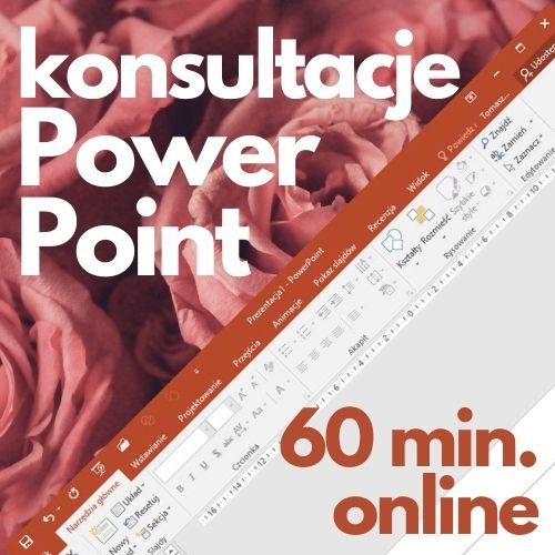 Konsultacje Microsoft PowerPoint (60 min. online)