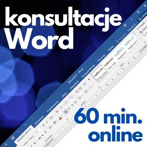 Konsultacje Microsoft Word (60 min. online)